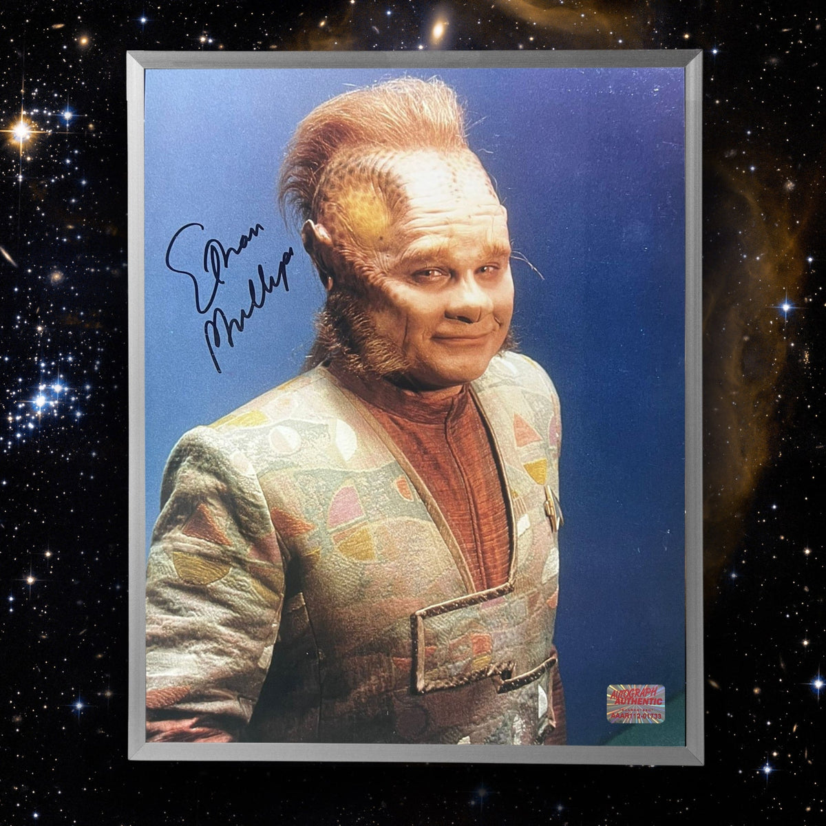Ethan Phillips Autographed Voyager Photo (8x10)-2