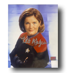 Kate Mulgrew Signed Voyager Captain Janeway 8x10 Photo-1