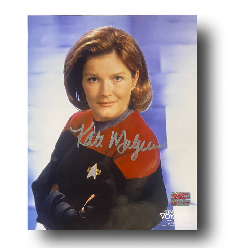 Kate Mulgrew Signed Voyager Captain Janeway 8x10 Photo-1