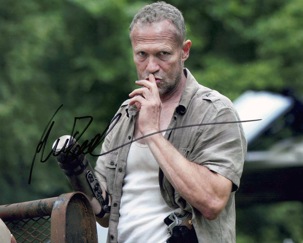 Michael Rooker Signed Walking Dead Merle Dixon 8x10 Photo-1