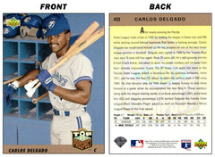 Carlos Delgado Rookie Card 1993 Upper Deck-2