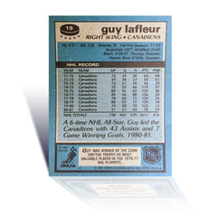 Guy Lafleur Topps Collectible Hockey Card Montreal-2