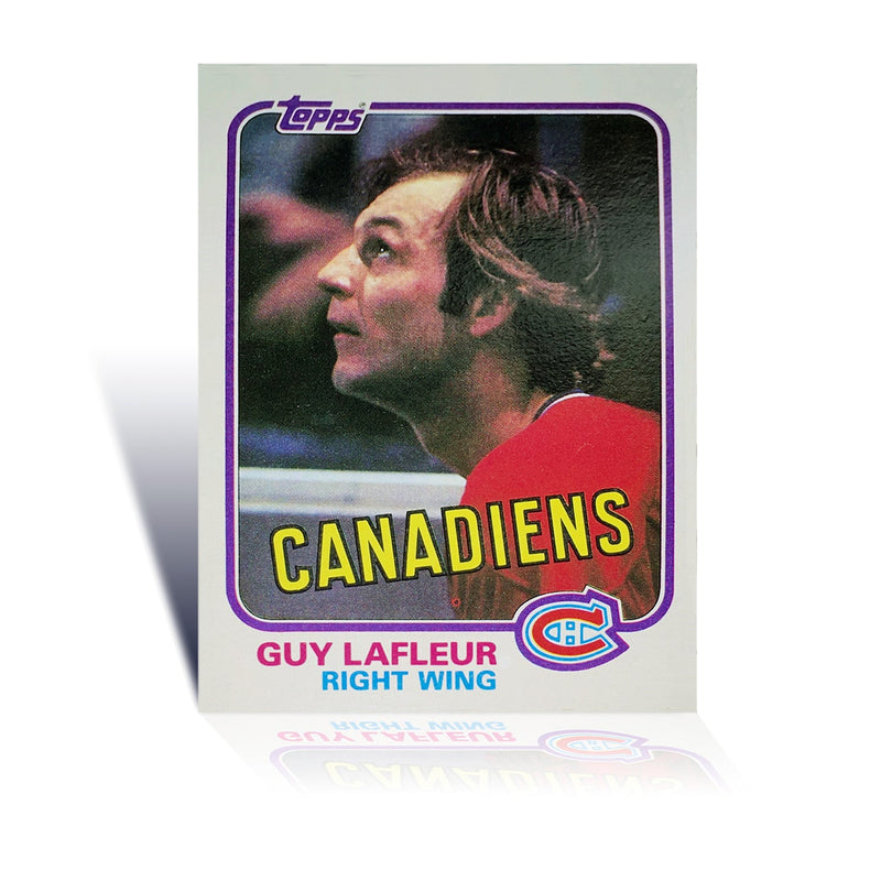 Guy Lafleur Topps Collectible Hockey Card Montreal-1