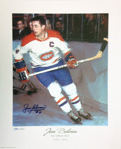 Jean Beliveau Autographed Limited Edition Lithograph-1