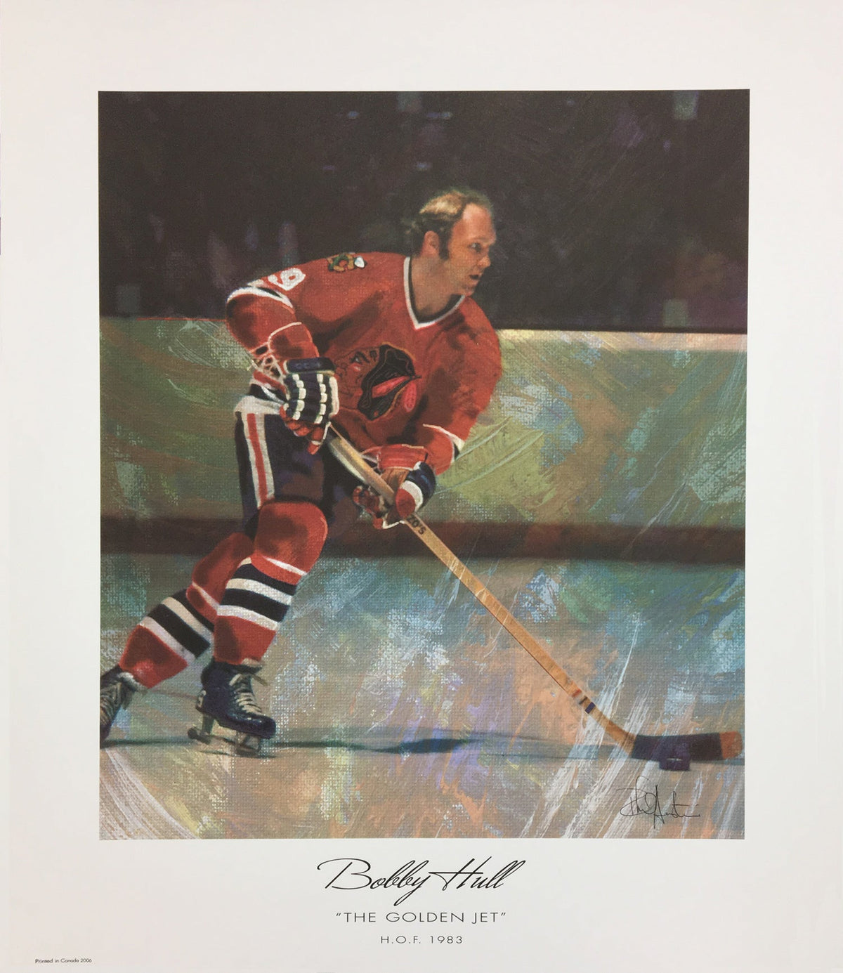 The Golden Jet Unsigned Lithograph (13x11)-1