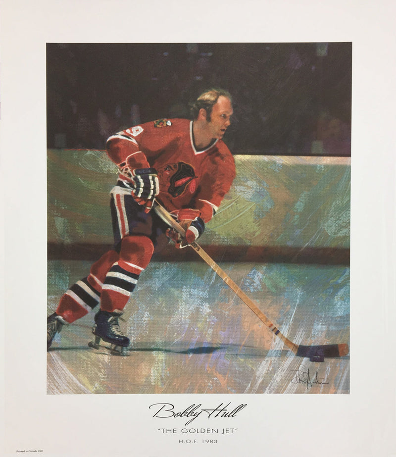 The Golden Jet Unsigned Lithograph (13x11)-1