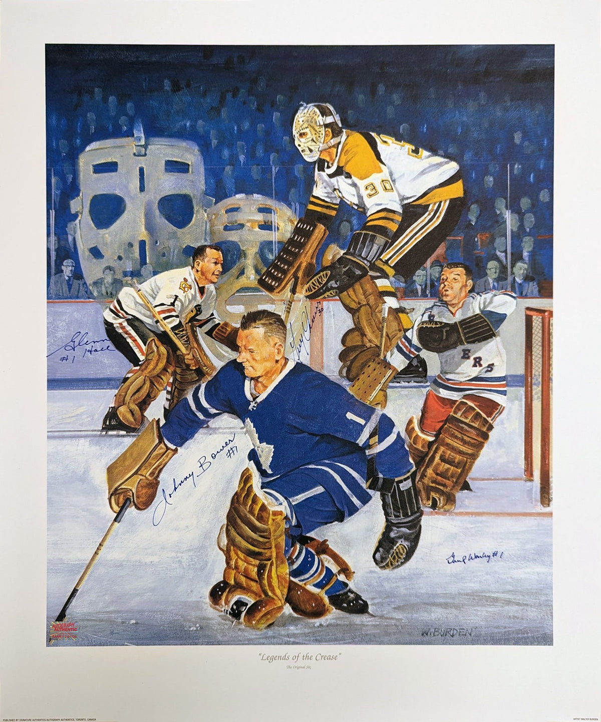 Legends of the Crease Signed Lithograph (24x20)-1