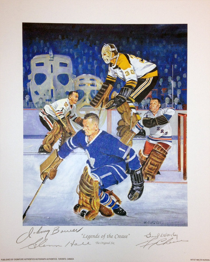 Legends of the Crease Autographed Lithograph-1