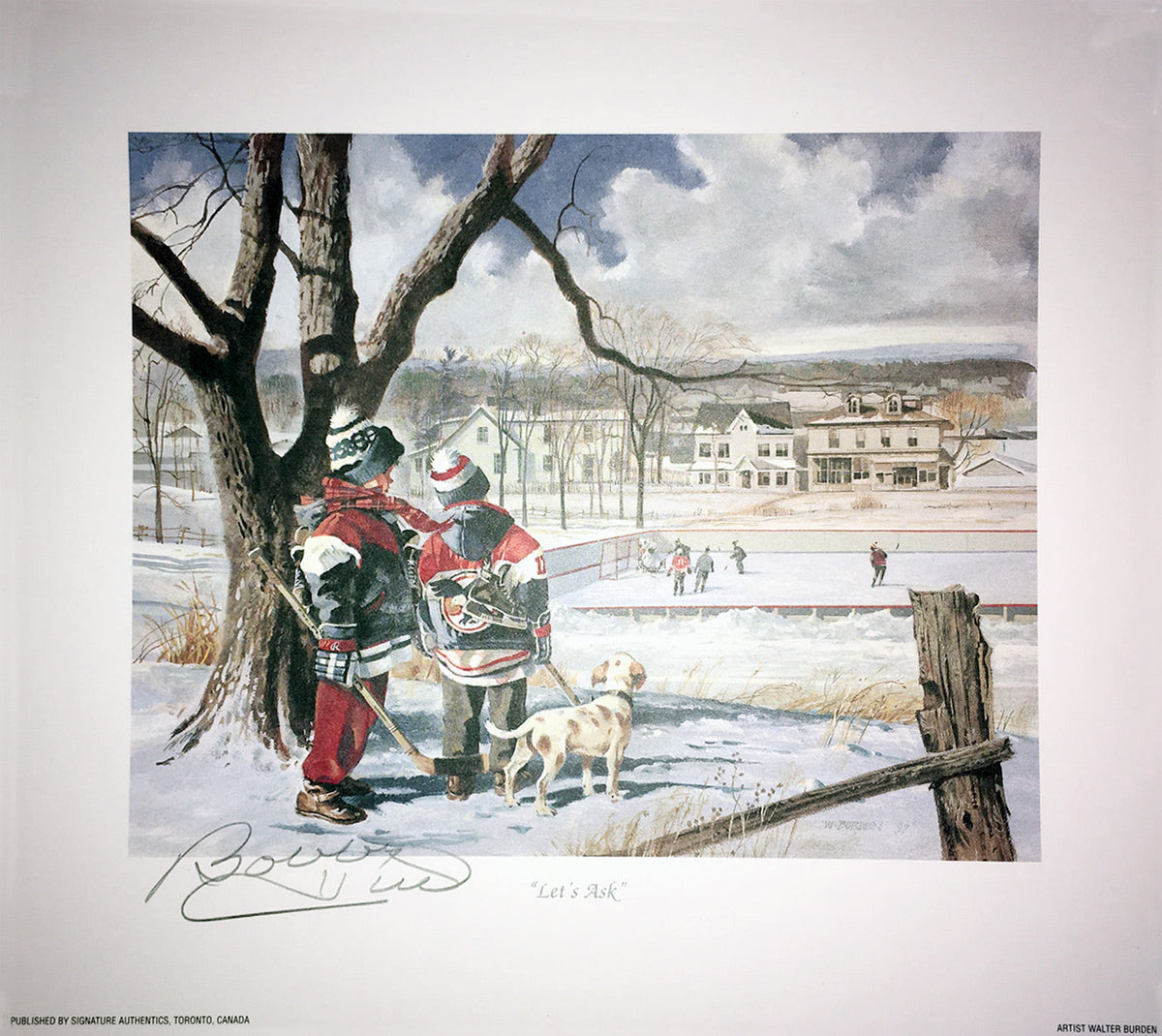 Bobby Hull Signed Lithograph