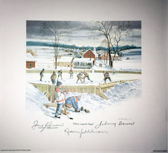 Where Legends Begin Lithograph Signed by Béliveau, Bower-1
