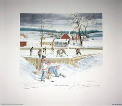 Where Legends Begin Lithograph Signed by Johnny Bower-1