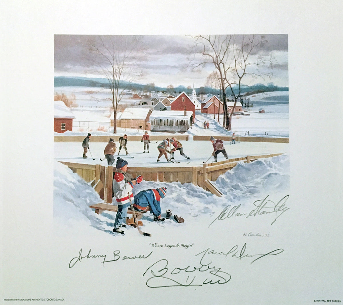 Where Legends Begin Litho - Bower, Hull, Stanley, Dionne-1