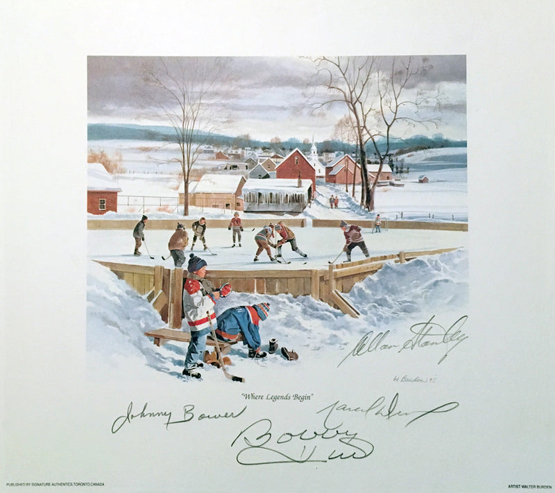 Where Legends Begin Litho - Bower, Hull, Stanley, Dionne-1