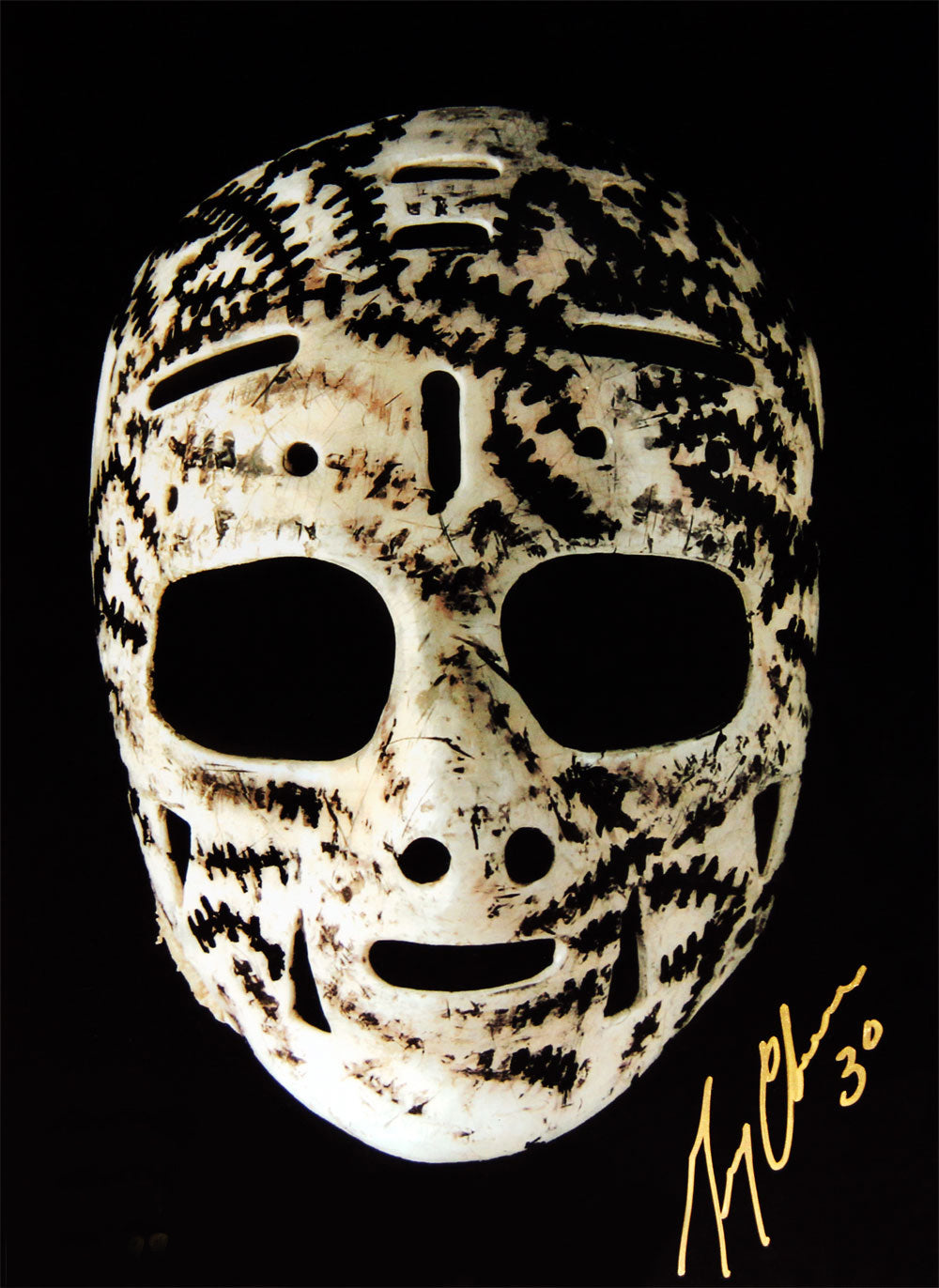 Gerry Cheevers the Mask Autographed 10x15 Photograph-1