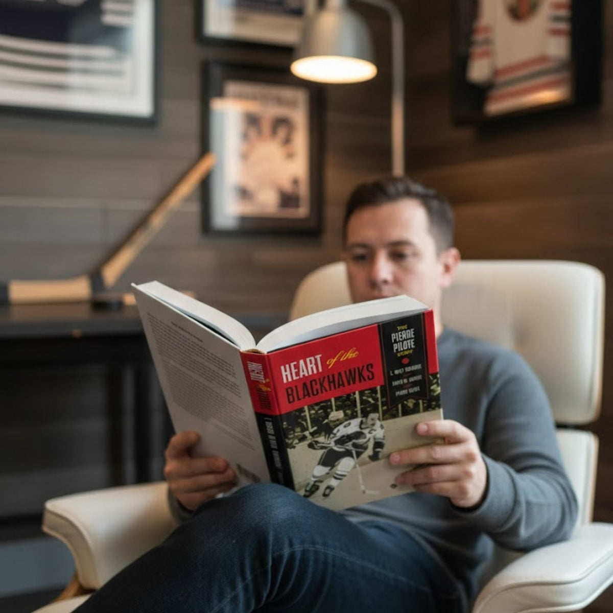 Heart of the Blackhawks Book Signed by Pierre Pilote-4