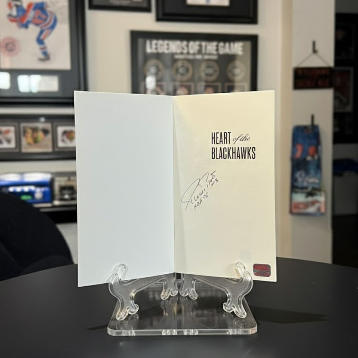 Heart of the Blackhawks Softcover Book Signed by Pierre-3