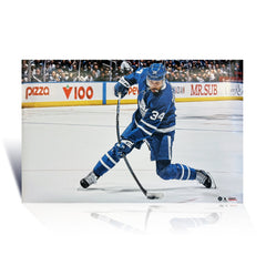 Auston Matthews Slapshot Toronto NHL Licensed Hockey Print-1