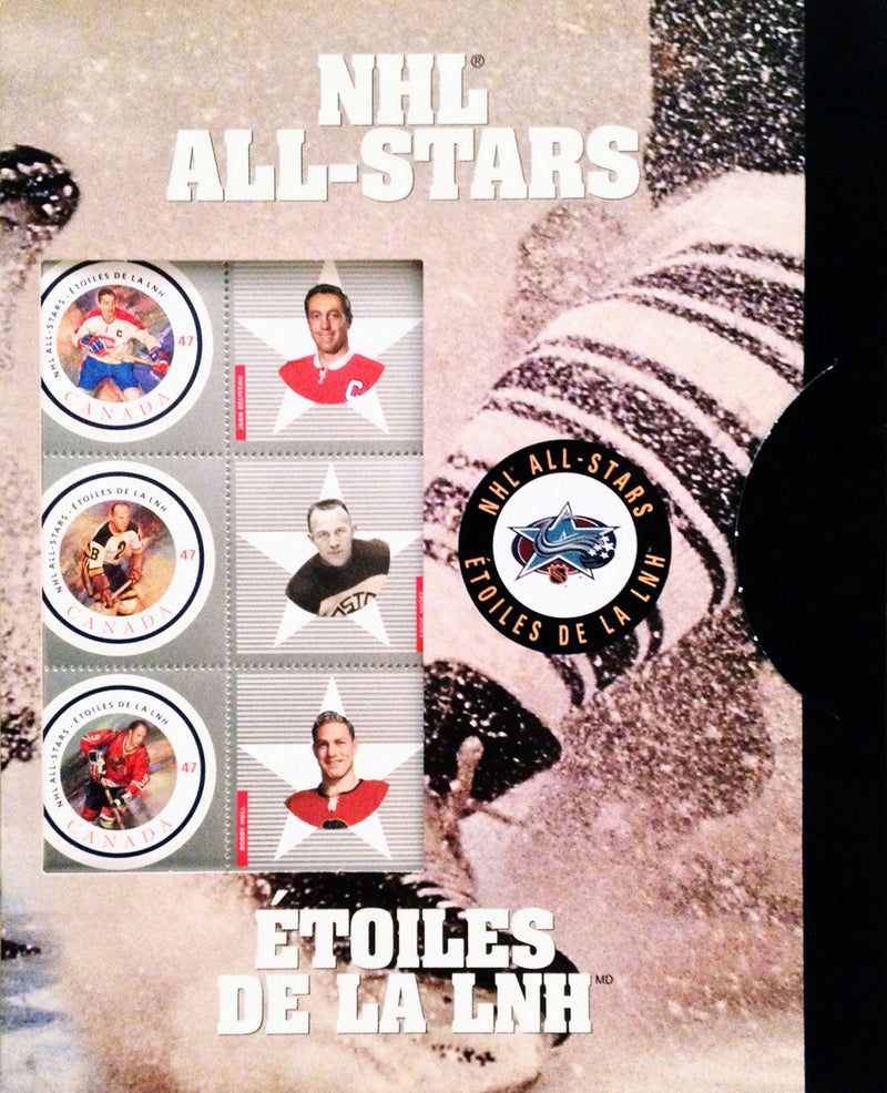 Canada Post 2001 All-Star Stamp Set, Hull & Beliveau-1