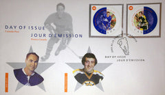 Red Kelly & Phil Esposito 2002 Day of Issue Stamp Set-1
