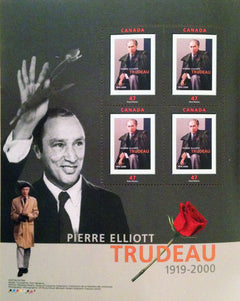 Pierre Trudeau Commemorative Stamp Set-1