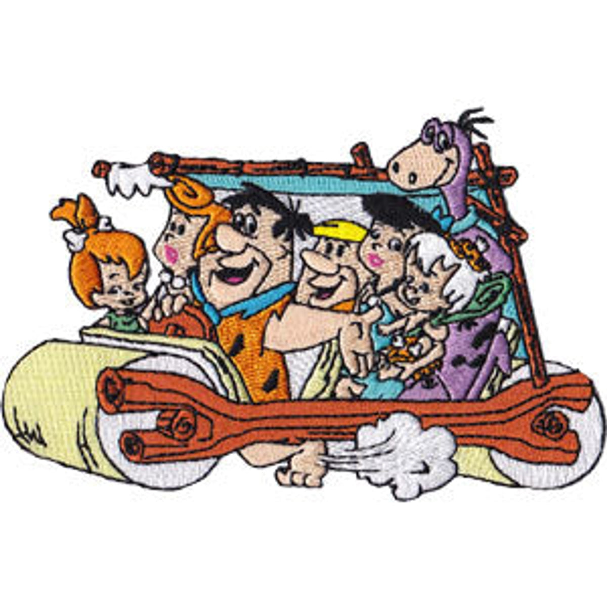 Flintstones Car 4.5"x3" Patch-1