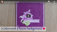 Snellen Design Flowers Lily Die & Stamp Set-2