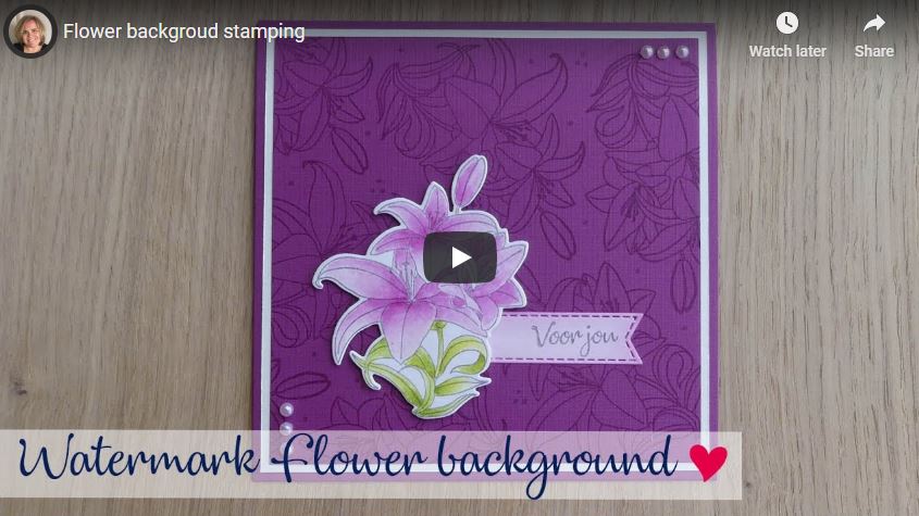 Snellen Design Flowers Lily Die & Stamp Set-2
