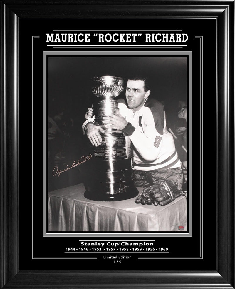 Maurice Richard Signed 16x20 Framed Photo #1 of 9-1