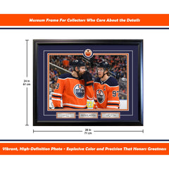 Connor McDavid and Leon Draisaitl Edmonton 16x20 Photograph-4
