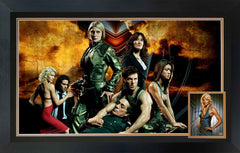 Tricia Helfer Signed Battlestar Galactica Display (38.5x28)-1