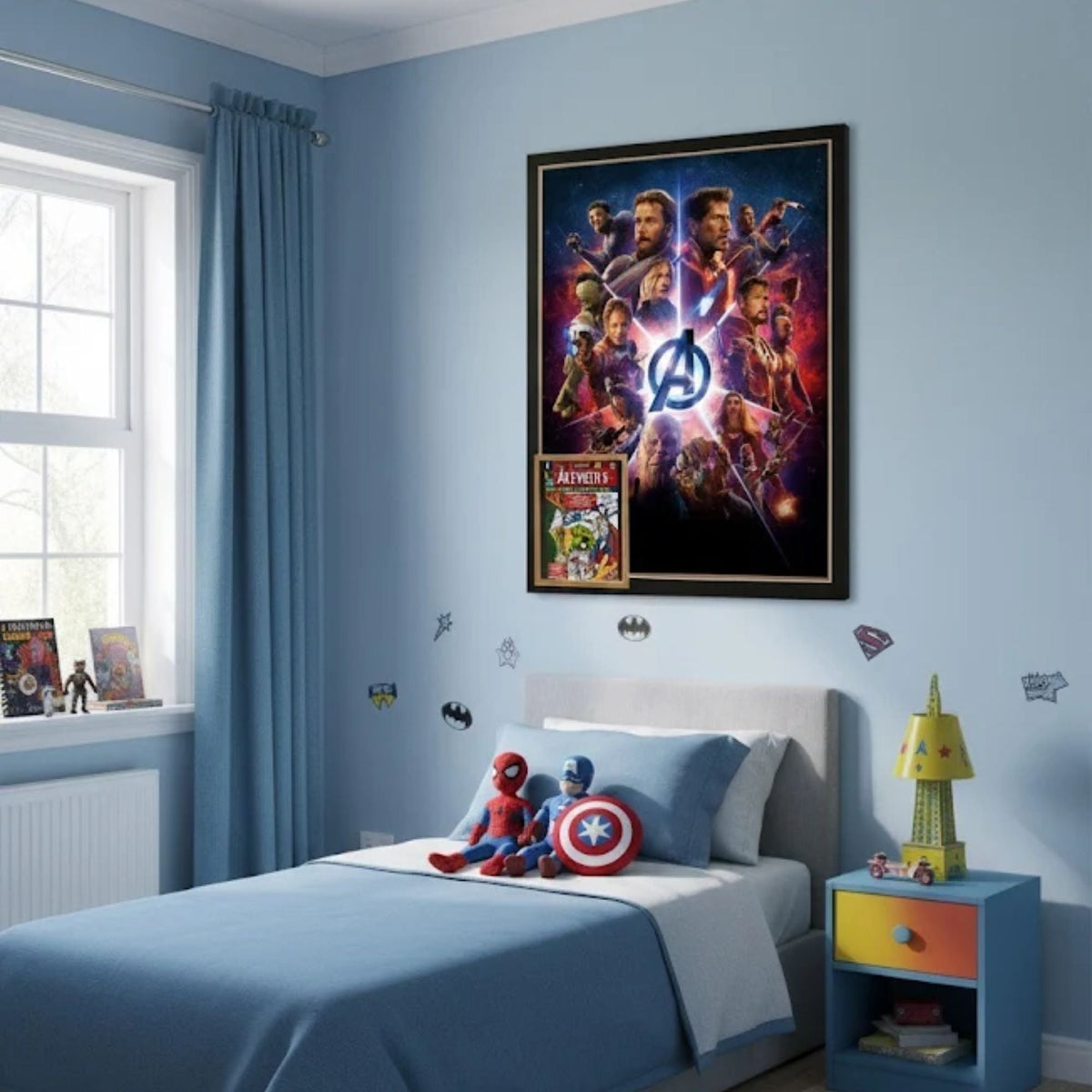 Stan Lee Signed Avengers #1 Framed Marvel Collectible (38.5x28)-3