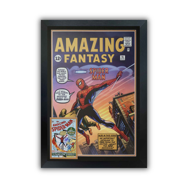 Stan Lee Signed Spider-Man First Appearance Framed Marvel-1