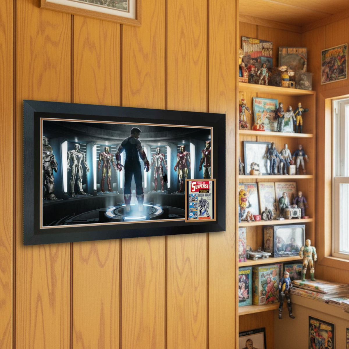 Stan Lee Autographed Iron Man First Appearance Display (38.5x28)-4