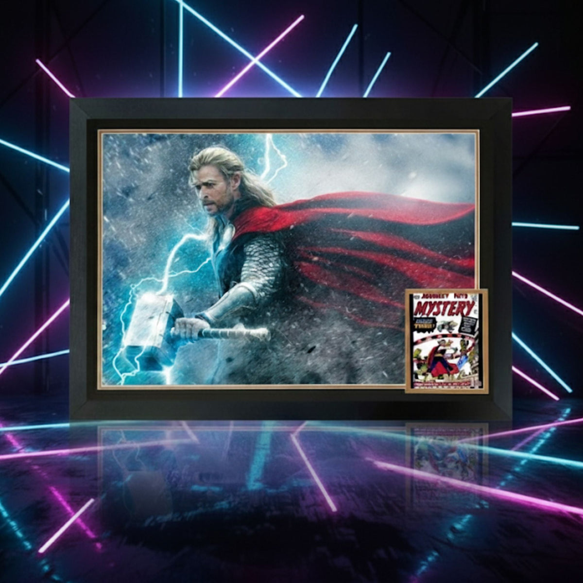 Stan Lee Autographed Thor First Appearance Framed Display-4