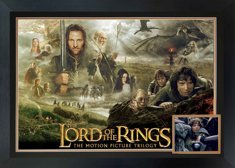 Elijah Wood Signed The Lord of the Rings Autographed Display-1