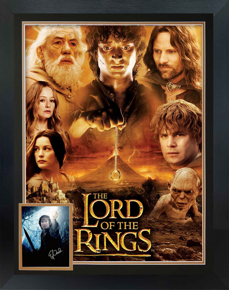 Elijah Wood Autographed The Lord of the Rings Framed Display-1