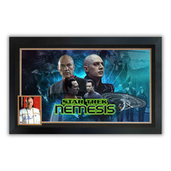 Patrick Stewart Signed Star Trek: Nemesis Display (38.5x28)-1