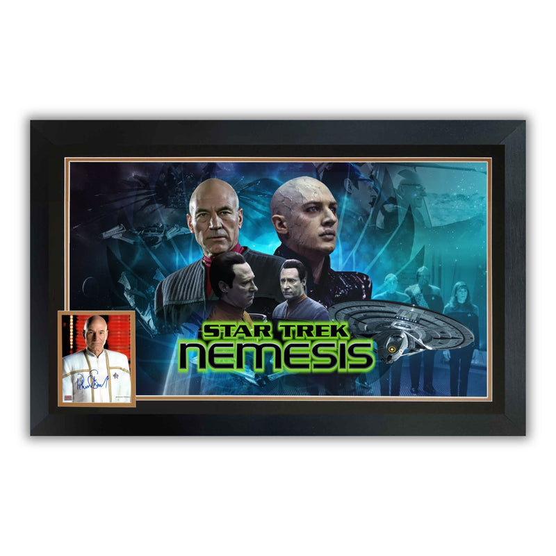 Patrick Stewart Signed Star Trek: Nemesis Display (38.5x28)-1