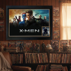 Patrick Stewart Signed X-Men Professor Charles Display (38.5x28)-2