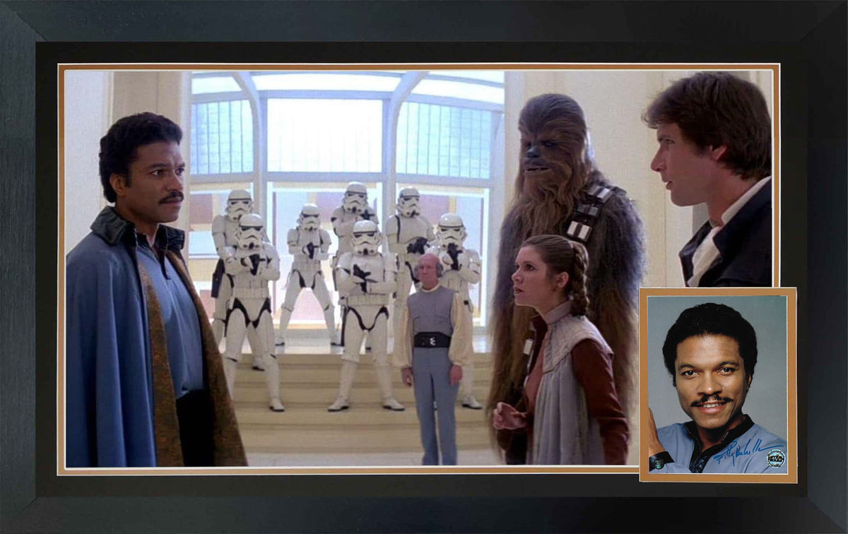 Billy Dee Williams Signed Lando Calrissian Betrayal Photo