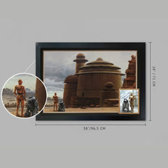 Anthony Daniels Signed Star Wars C-3PO & R2-D2 Framed Photo-5