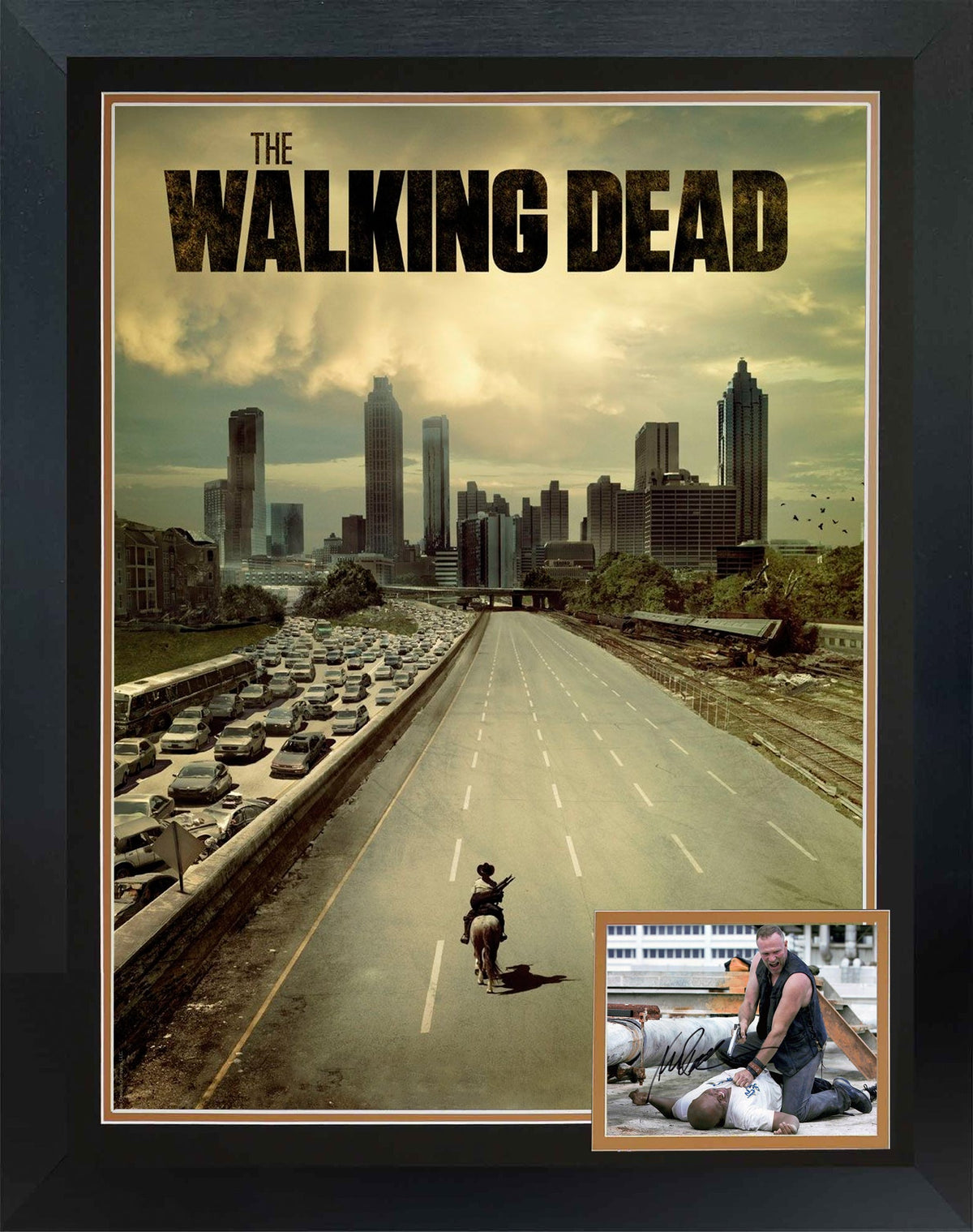 Michael Rooker Autographed The Walking Dead Framed Display-1