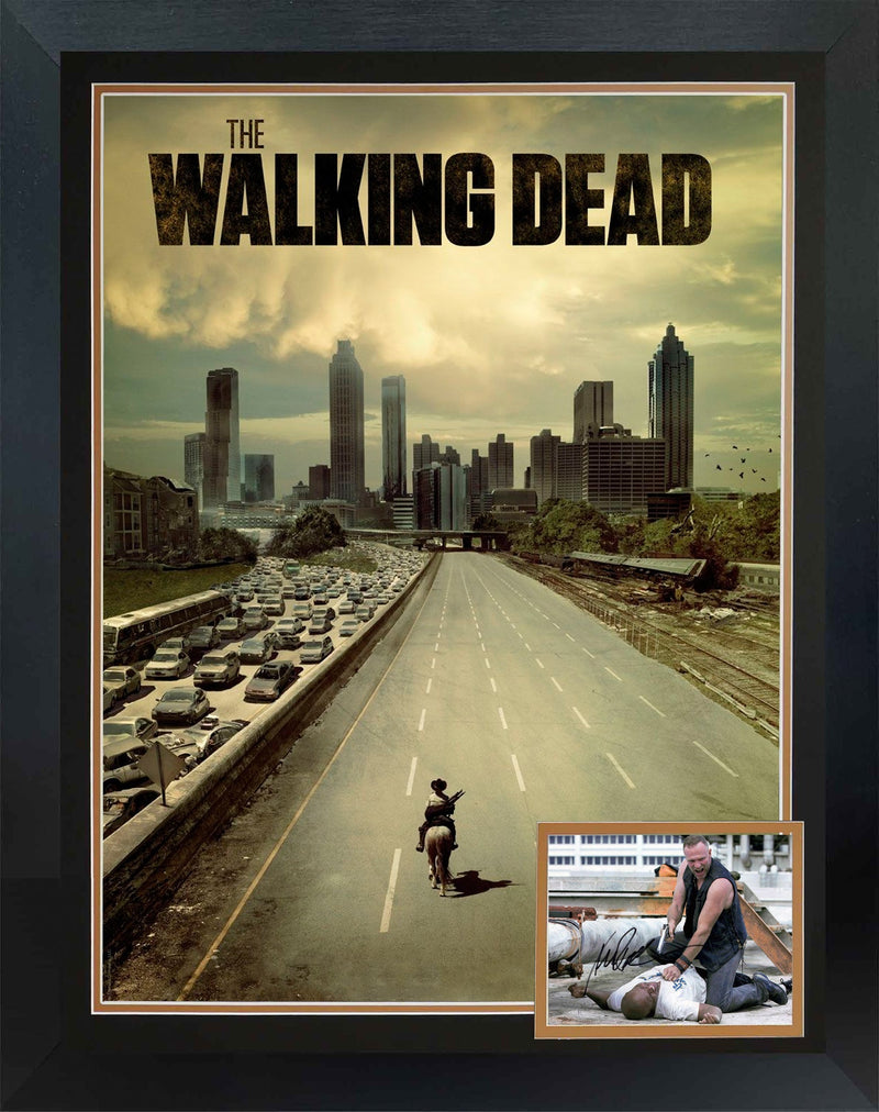 Michael Rooker Autographed The Walking Dead Framed Display-1
