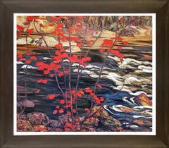 A.Y. Jackson Group of Seven “Red Maple” Framed Print (28x24)-1