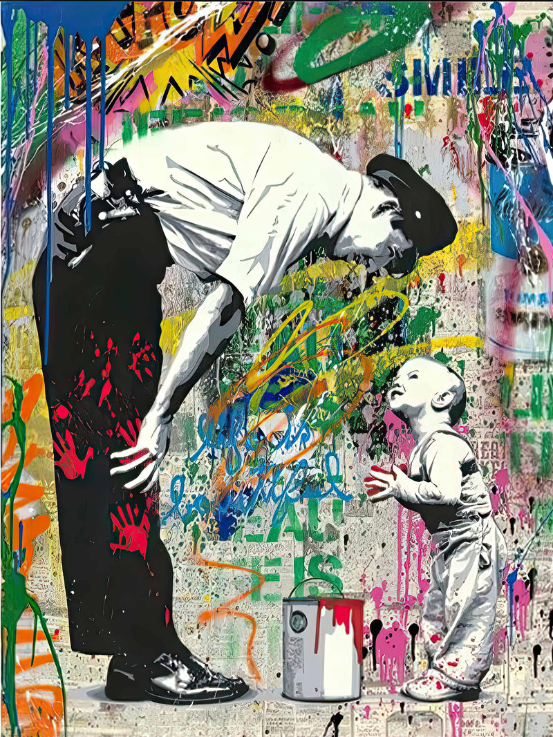 Banksy Could You Be Banksy? Street Art Canvas (33.5x23.5)-1