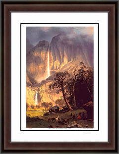 Albert Bierstadt “Cho-Looke, the Yosemite Falls” Framed Print-1