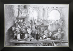 Classic Mafia Bosses Framed Art (33.5x23.5)-1