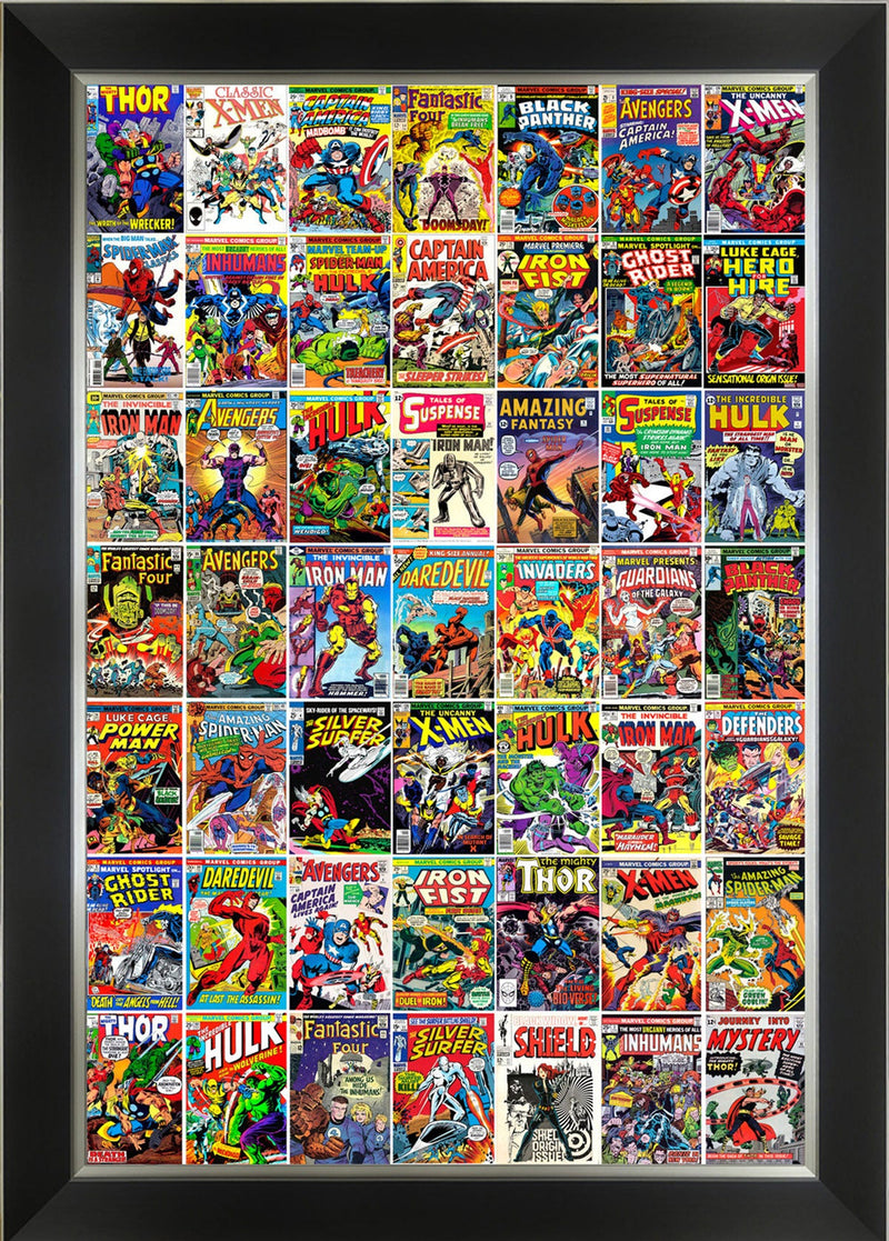 Marvel Classic Comic Collection Framed Poster Art (33.5x23.5)-1