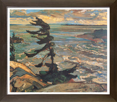 Frederick Varley “Stormy Weather, Georgian Bay 1921” Framed Print-1