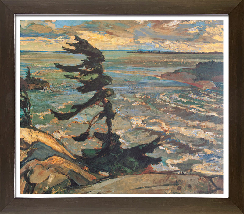 Frederick Varley “Stormy Weather, Georgian Bay 1921” Framed Print-1